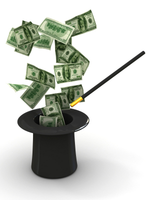 Money from nowhere Money from nowhere