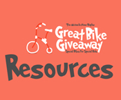 Great Bike Giveaway resources