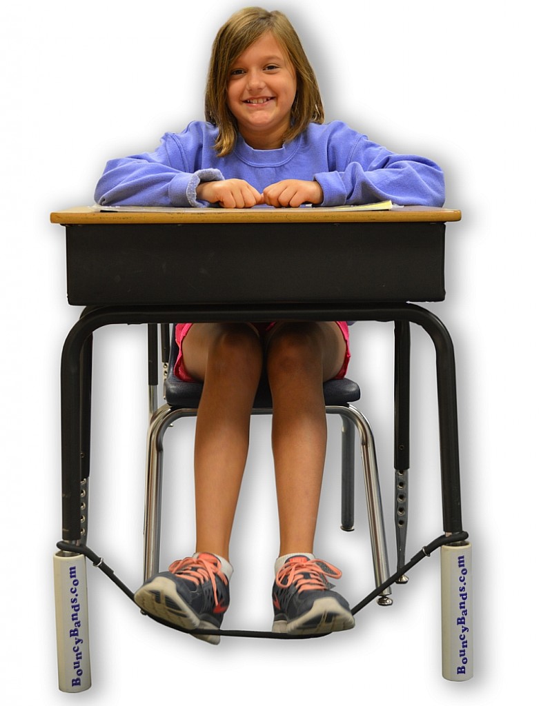 Bouncy Bands for Desks