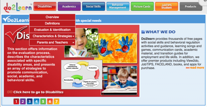 Do2Learn: Educational Resources for Special Needs