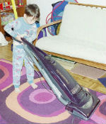 Vacuuming Chores for children with special needs