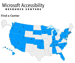 Microsoft Accessibility Resource Centers