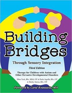 Building Bridges Through Sensory Integration, 3rd Edition: Therapy For  Children With Autism and Other Pervasive Developmental Disorders”  by Paula Aquilla BSc OT, Ellen Yack BSc MEd OT, and Shirley Sutton BSc OT