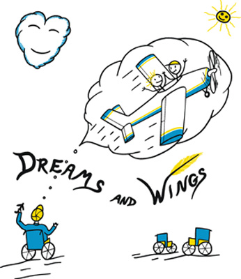 Logo for Dreams and Wings
